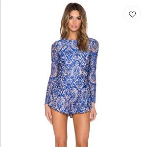 THE JETSET DIARIES - Sunset Romper in Majorelle